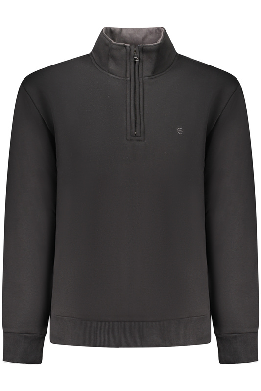 COVERI MOVING MĘSKA BLUZA Z ROZPINANYM NA ZAMEK CZARNA