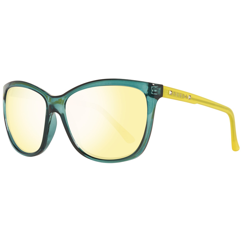 Okulary GUESS GU7308-60S18. Okulary przeciwsłoneczne, Kolor zielony. Kobieta.