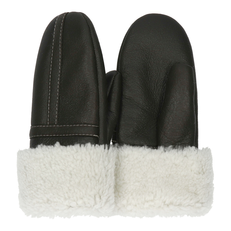 Ciepła damska rękawiczka z jednym palcem, kożuchowa Podhale