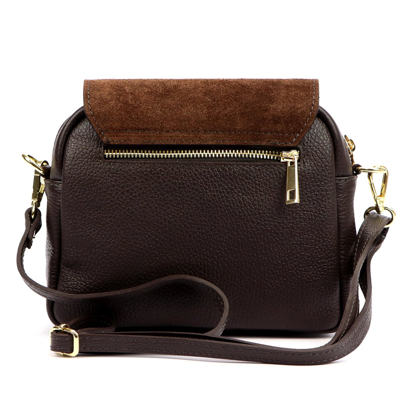 Stylowa Zamszowa zgrabna damska listonoszka torebka przez ramię od Luka