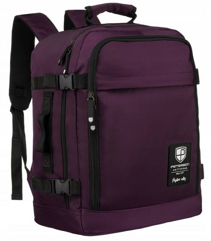Pojemny, podróżny plecak kabinowy z portem USB - Peterson