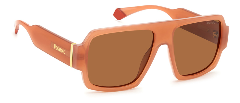 Okulary POLAROID PLD6209SX733F. Okulary przeciwsłoneczne, Kolor PEACH. Unisex.