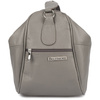 Jasnoszary Plecak damski skórzany torebka 2w1 Beltimore 019