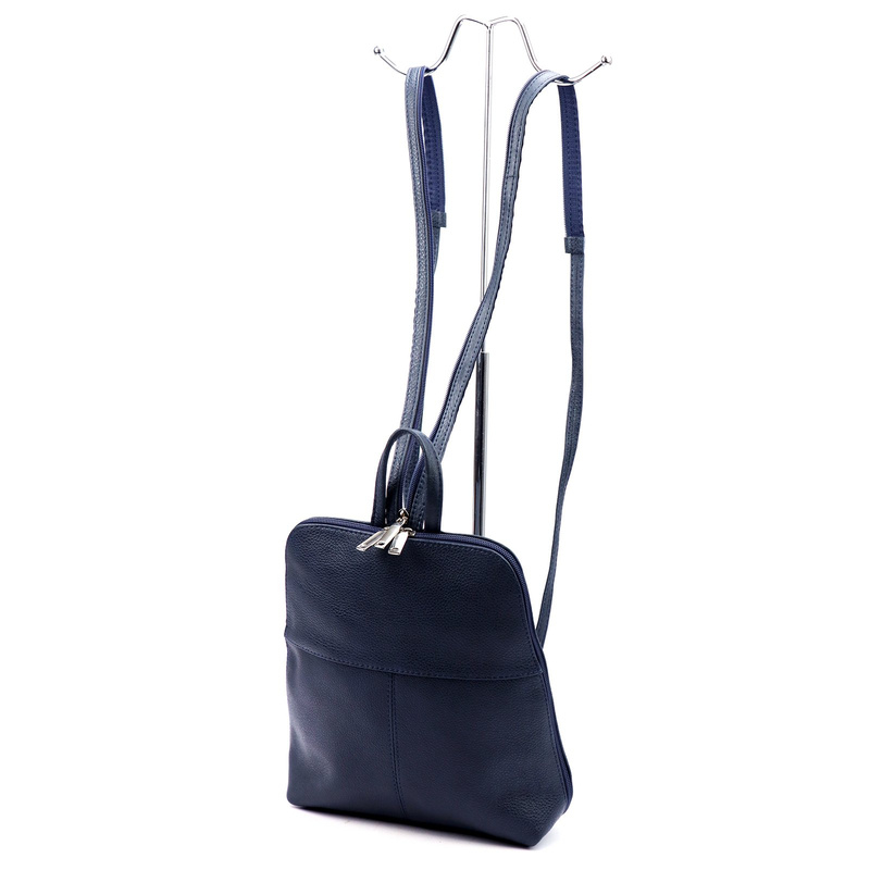 Stylowy Praktyczny Damski plecak-torebka skórzana z kieszeniami Voyager