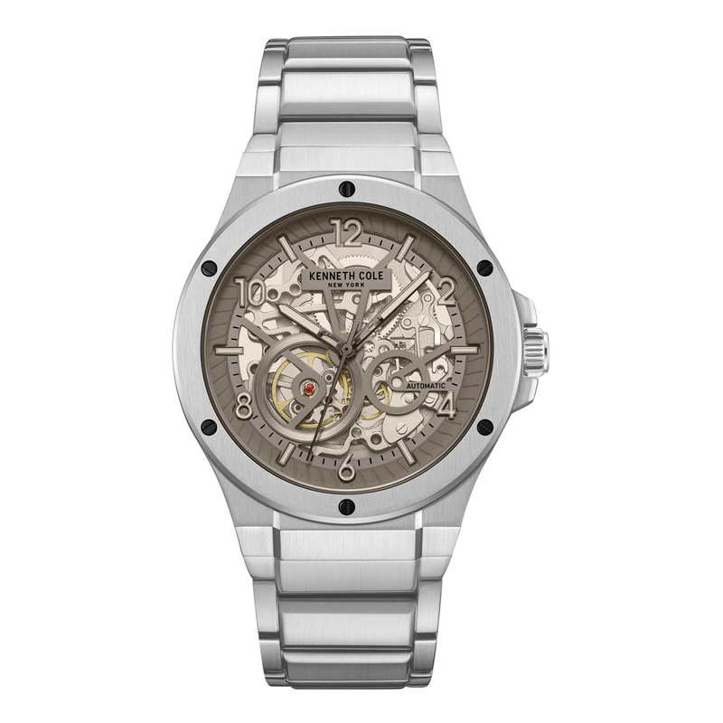 Zegarek KENNETH COLE KCWGY0063302. Automatyczny, Kolor szary. Mężczyzna.