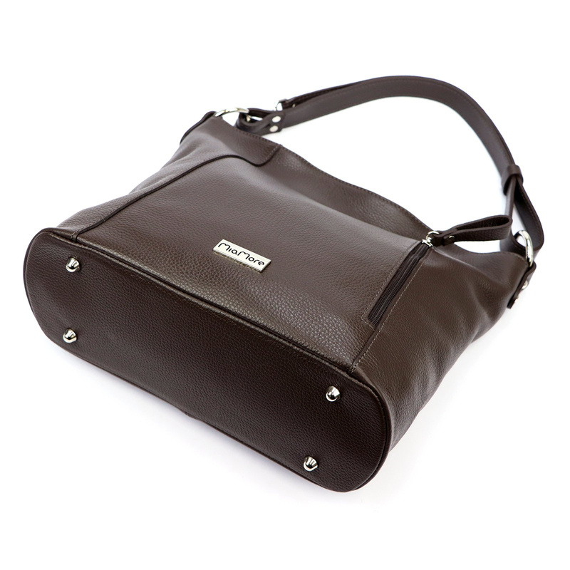 Damska torebka ze skóry naturalnej MiaMore 01-045 DOLLARO