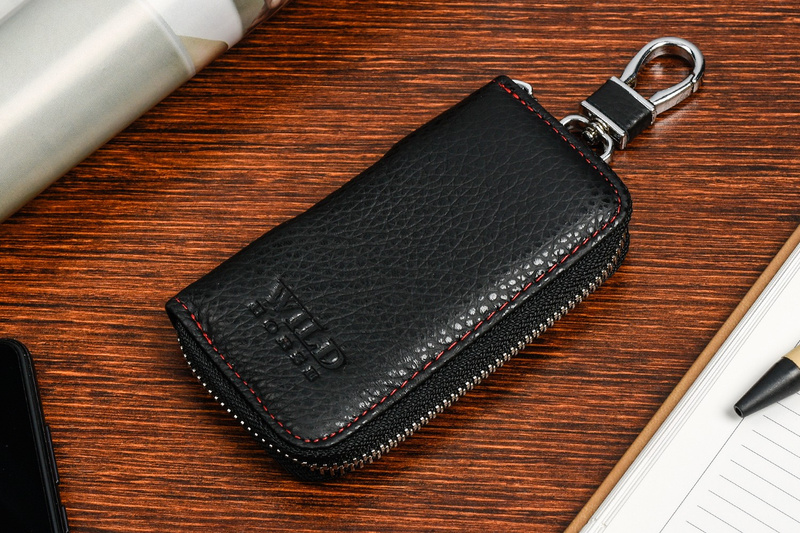 Etui na klucze premium skórzane kluczówka Wild Horse czarne P84