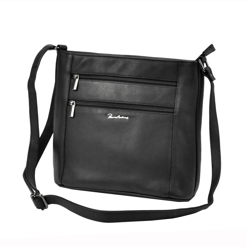 Saszetka męska przez ramię skórzana Pierre Andreus