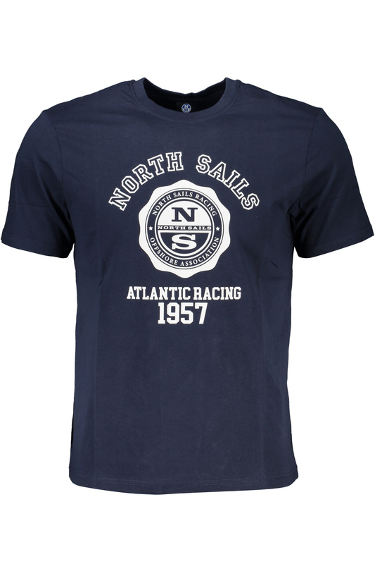 NIEBIESKI T-SHIRT MĘSKI Z KRÓTKIM RĘKAWEM NORTH SAILS