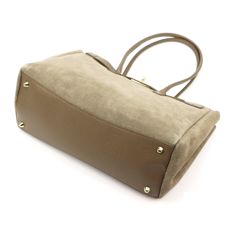 Camilla damska torebka na ramię zamszowa skóra naturalna shopperbag