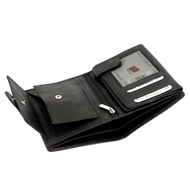 Nordee męski portfel skóra naturalna pionowy rozbudowany pojemny