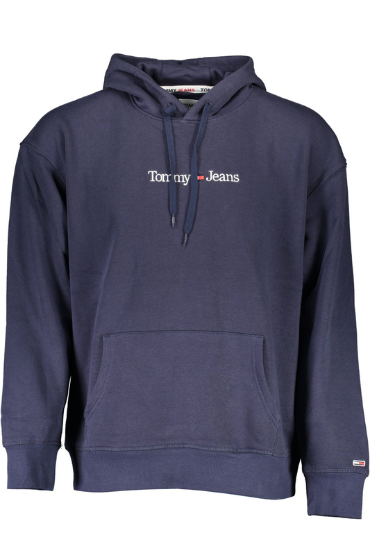 TOMMY HILFIGER MĘSKA BLUZA Z ROZPINANYM NA ZAMEK NIEBIESKA