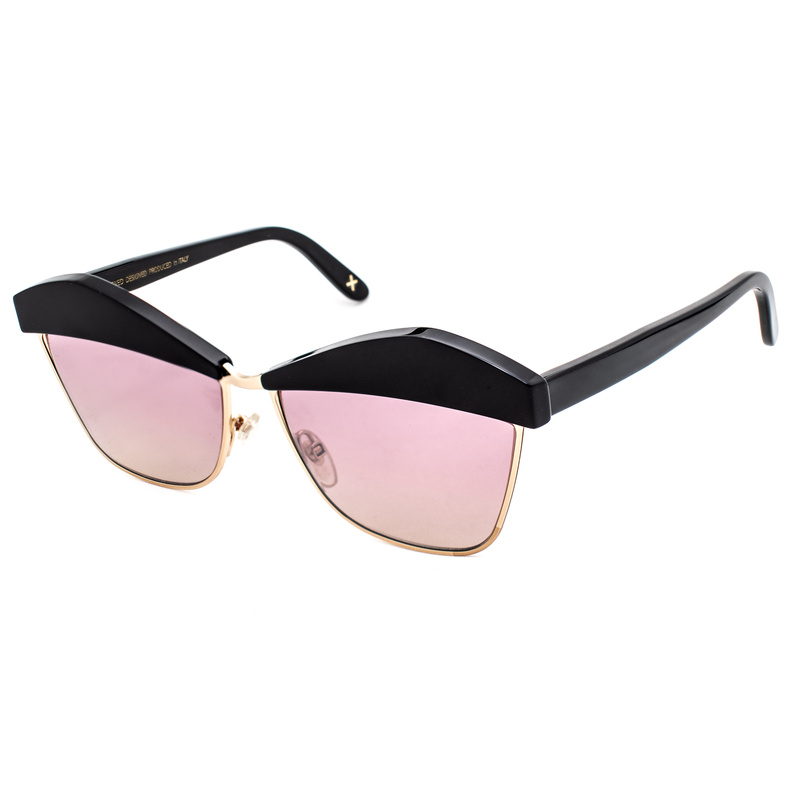 Okulary JPLUS JP5076-01. Okulary przeciwsłoneczne, Kolor czarny. Kobieta.