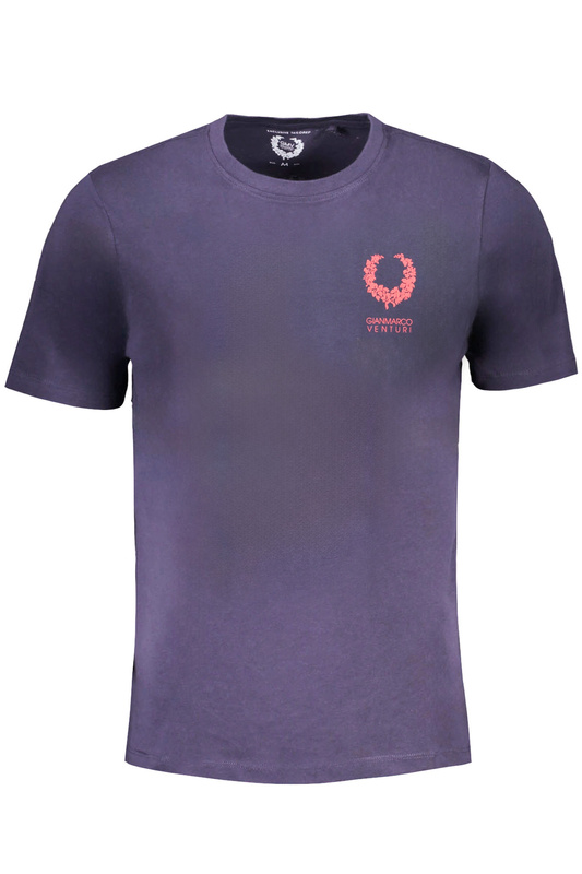 T-SHIRT M�SKI Z KR�TKIM R�KAWEM GIAN MARCO VENTURI NIEBIESKI