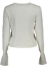 CALVIN KLEIN DAMSKI T-SHIRT Z DŁUGIM RĘKAWEM, BIAŁY
