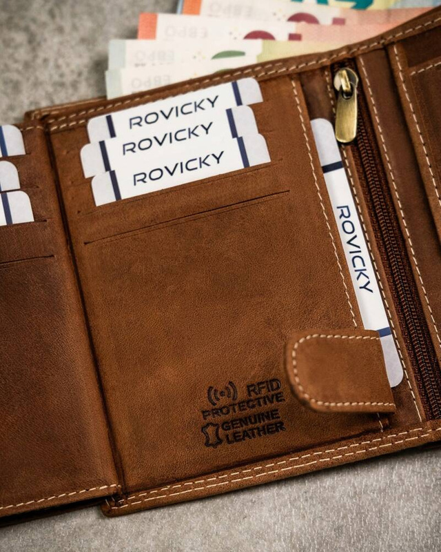 Męski portfel ze wzorem znaków zodiaku Always Wild