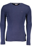 NIEBIESKI T-SHIRT MĘSKI Z DŁUGIM RĘKAWEM TOMMY HILFIGER