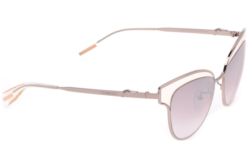 Okulary TRUSSARDI STR183-8FEX. Okulary przeciwsłoneczne, Kolor srebrny. Kobieta.