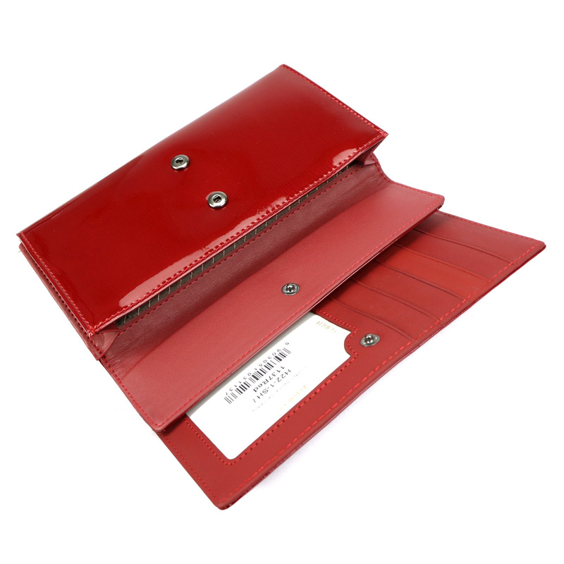 4U Cavaldi damski portfel skóra naturalna lakierowana podłużna portmonetka