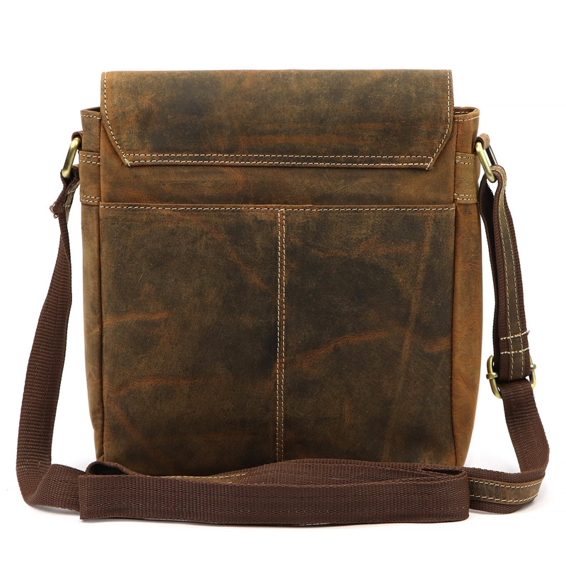 Nordee męska saszetka skóra naturalna torba miejska na ramię z kieszeniami