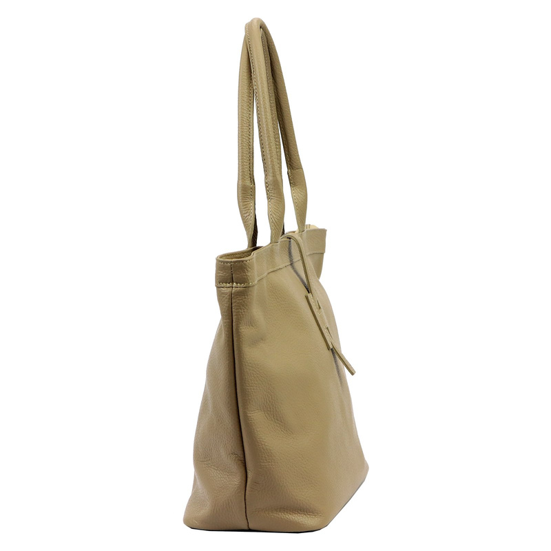Stylowa Damska duża shopperbag skórzana elegancka torebka na ramię Luka