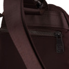 Bordowy, miejski plecak damski wykonany z poliestru - Peterson