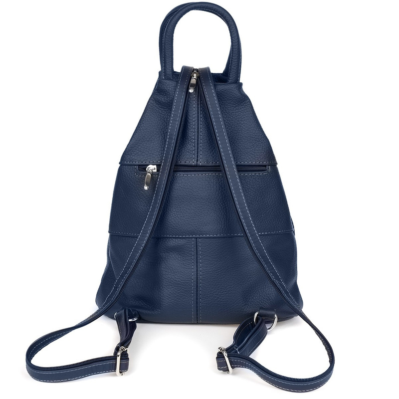 Plecak Damski Skórzany Trójkąt Pojemny Beltimore Q60