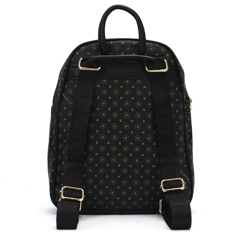 BRICIOLE damski plecak skóra ekologiczna miejski z kieszeniami pojemny