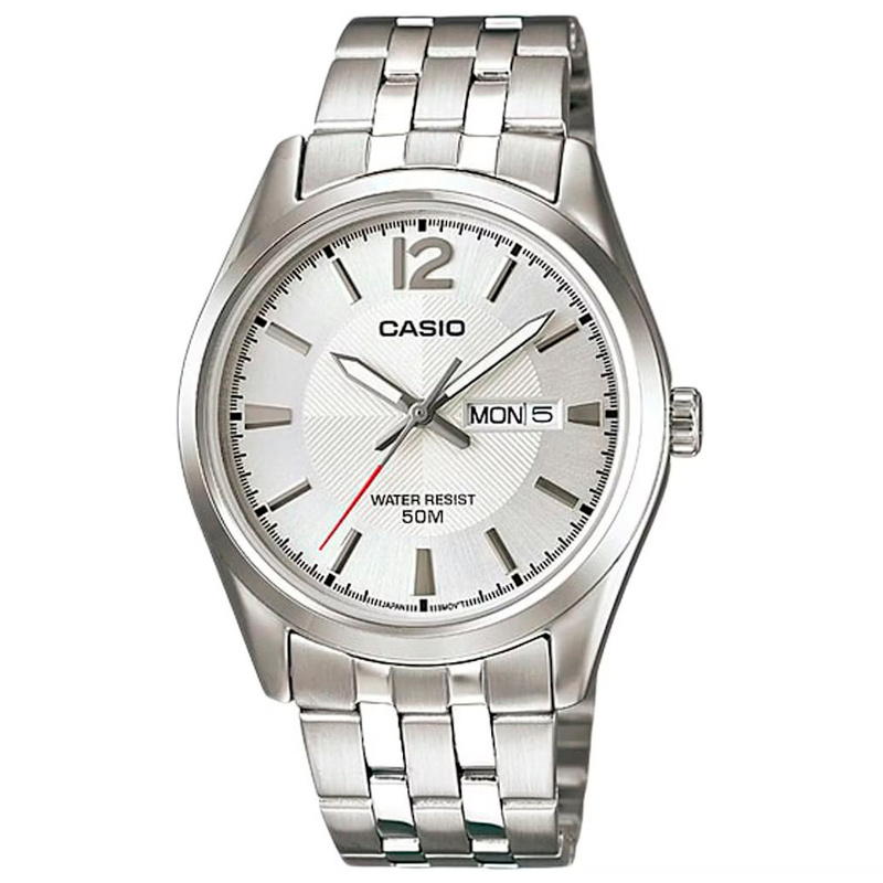 Zegarek CASIO MTP1335D7AVDF. Kwarcowy, Kolor szary. Mężczyzna.