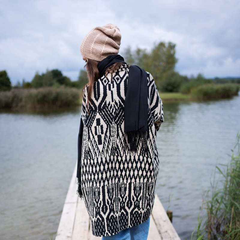 Opaska dziecięca Black aztec