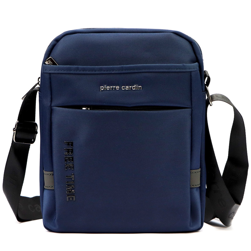 Męska pojemna saszetka z kieszeniami Pierre Cardin