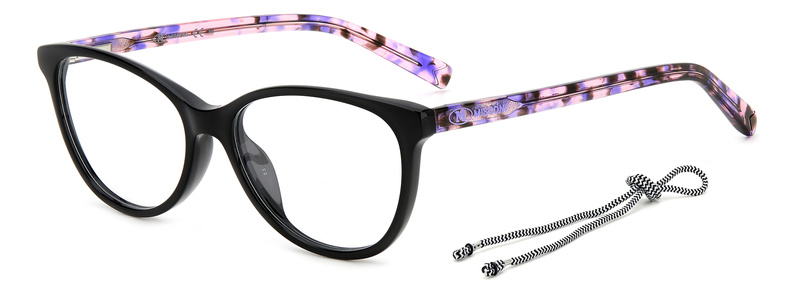 Okulary M MISSONI MMI0043TN2TBF. Okulary, Kolor czarny. Dziecko.