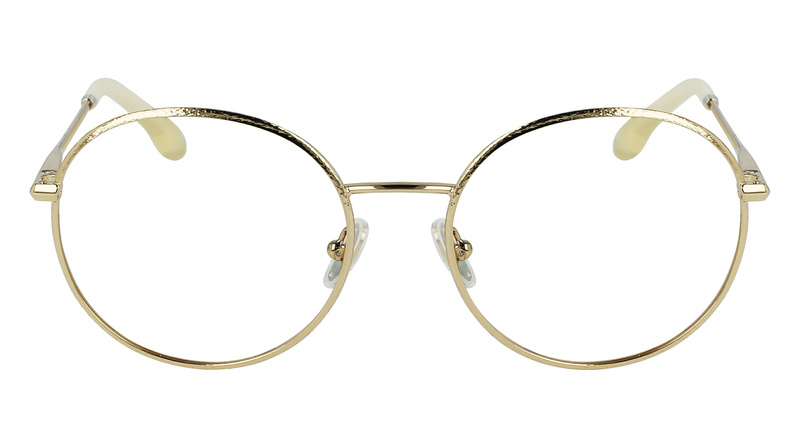 Okulary VICTORIA BECKHAM VB21235318719. EYEGLASSES, Kolor złoty. Kobieta.