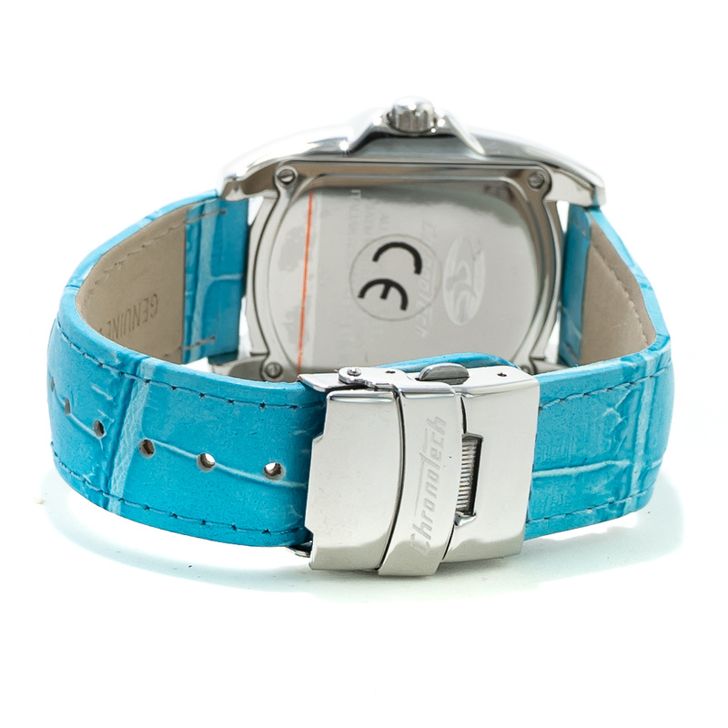 Zegarek CHRONOTECH CT7274L-04. Kwarcowy, Kolor niebieski. Kobieta.