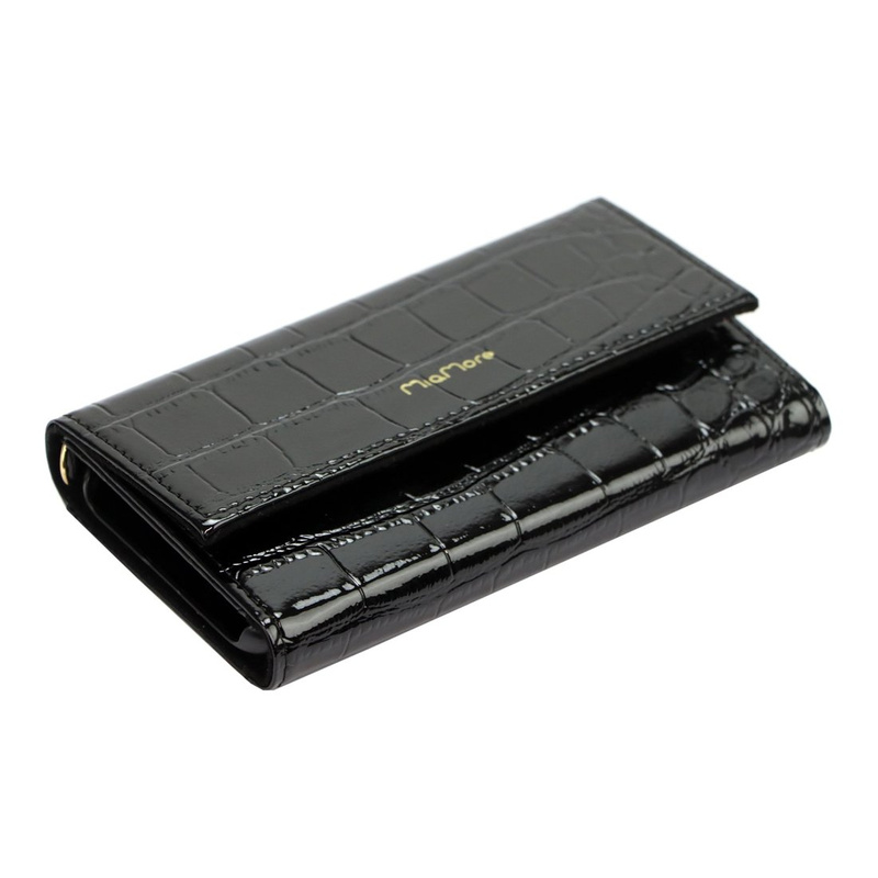 MiaMore Etui na telefon damskie wzór skóra krokodyla iPhone 11 case z klapą