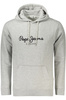 PEPE JEANS M�SKA BLUZA Z ROZPINANYM NA ZAMEK SZARY