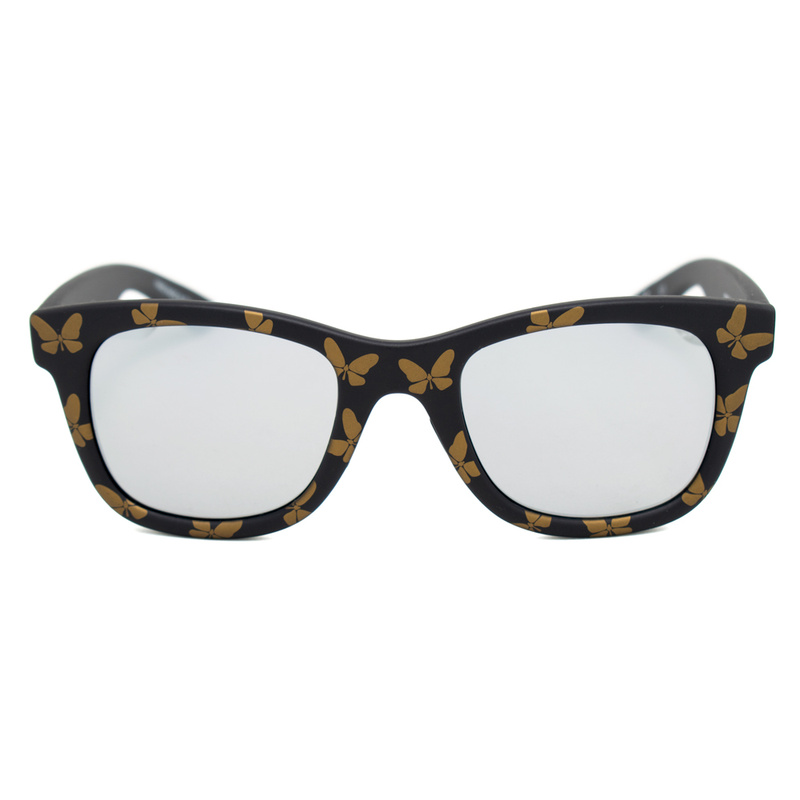 Okulary ITALIA INDEPENDENT 0090T-FLW-071. Okulary przeciwsłoneczne, Kolor czarny brązowy. Kobieta.