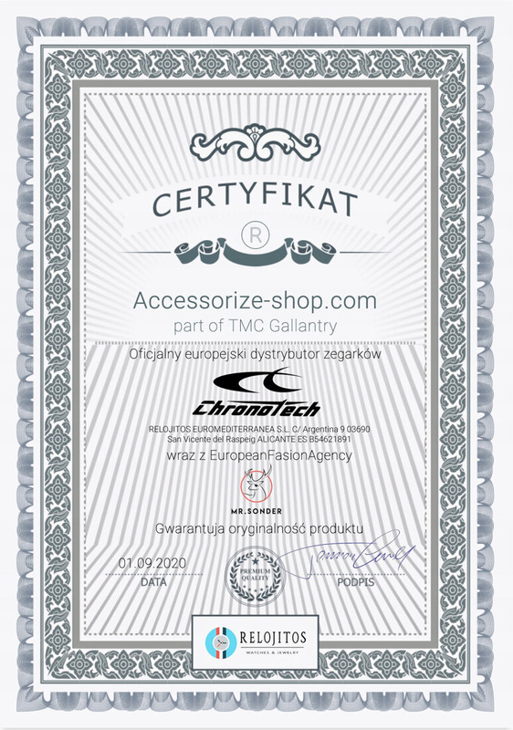 Zegarek CHRONOTECH CT7998L-07. Kwarcowy, Kolor biały. Kobieta.