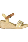 BEŻOWE BUTY DAMSKIE SANDAŁY TOMMY HILFIGER