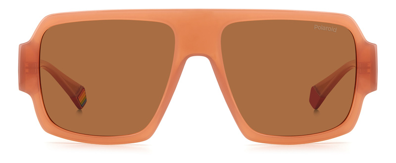 Okulary POLAROID PLD6209SX733F. Okulary przeciwsłoneczne, Kolor PEACH. Unisex.