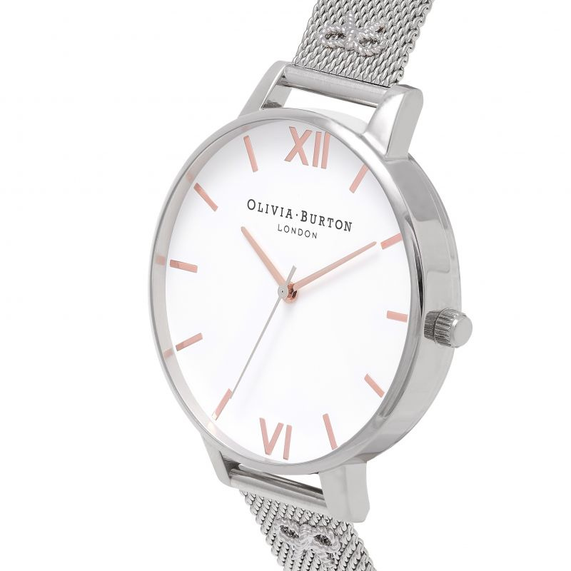 Zegarek OLIVIA BURTON OB16ES10. Kwarcowy, Kolor biały. Kobieta.