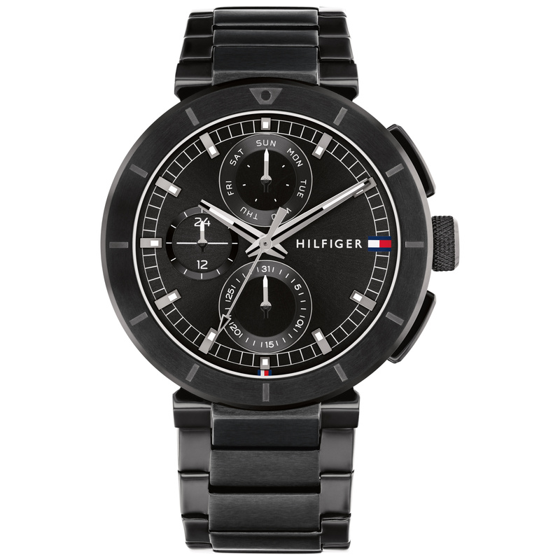 Zegarek TOMMY HILFIGER 1792119. Kwarcowy, Kolor czarny. Mężczyzna.