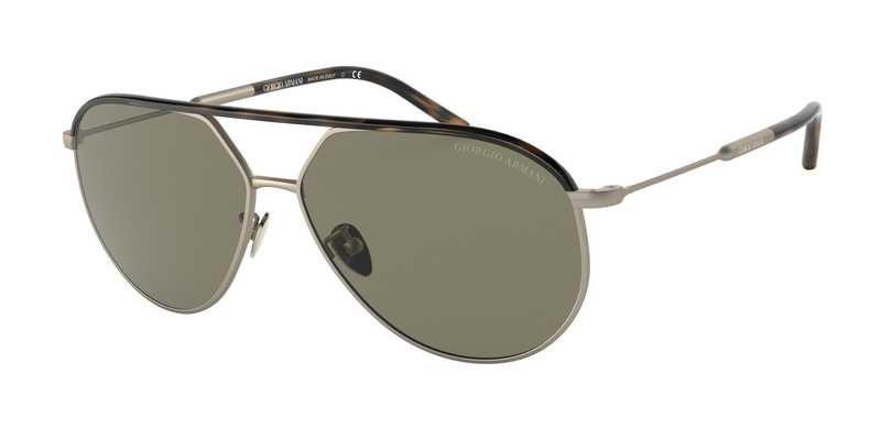 Okulary GIORGIO ARMANI AR6120J30022A. Okulary przeciwsłoneczne, Kolor złoty. Mężczyzna.