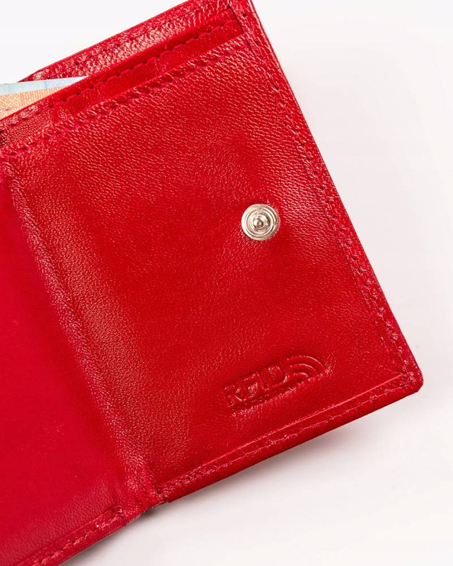 Damski portfel ze skóry ekologicznej Peterson PTN RD-SWZX-86-GCL