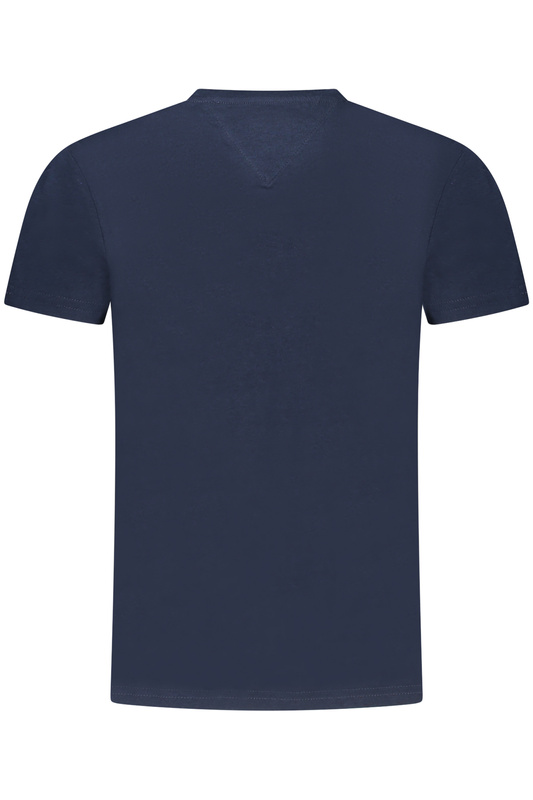 TOMMY HILFIGER DAMSKI T-SHIRT Z KR�TKIM R�KAWEM NIEBIESKI