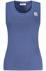 LAURA BIAGIOTTI DAMSKI NIEBIESKI TANK TOP ZEWNĘTRZNY