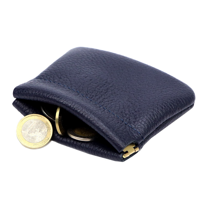 Gregorio portmonetka damska mała skóra naturalna saszetka na drobne