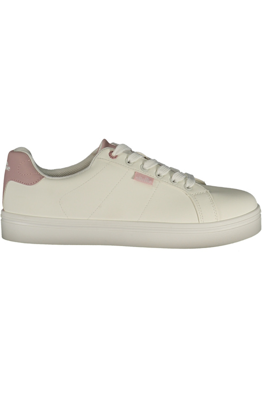 Białe sneakersy damskie Ellesse Milton 001 – różowe detale