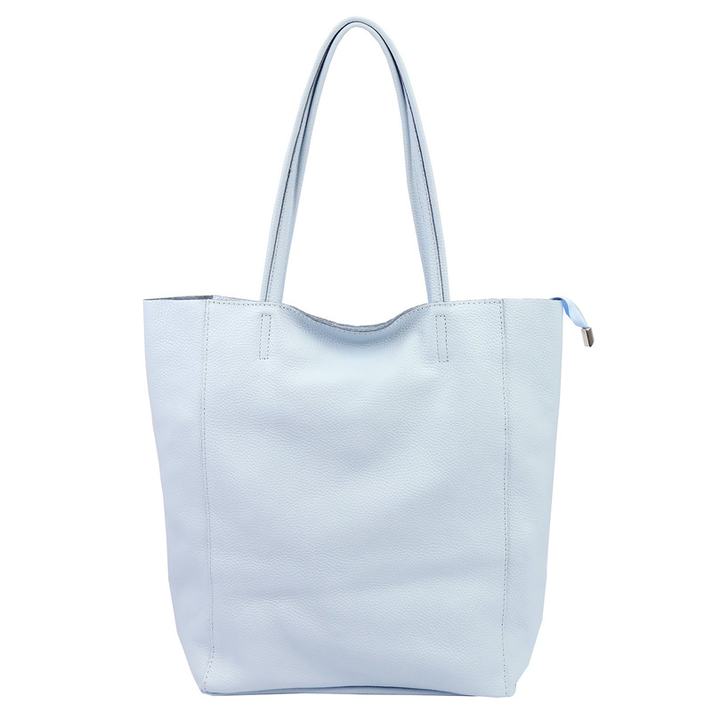 Duża skórzana torebka shopper Luka 26-084 Dollaro A4