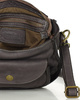 MARCO MAZZINI Klasyczna listonoszka z naturalnej skóry saddle bag genuine leather brąz caffe